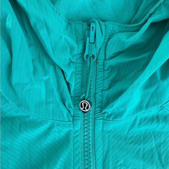 Lululemon Athletica Turquoise Full-Zip Hoodie – Size 4 - Picture 6 of 11